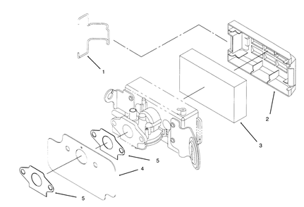 Part Location Diagram of 93-1221 Lawn Boy Shield - Carb. Vf